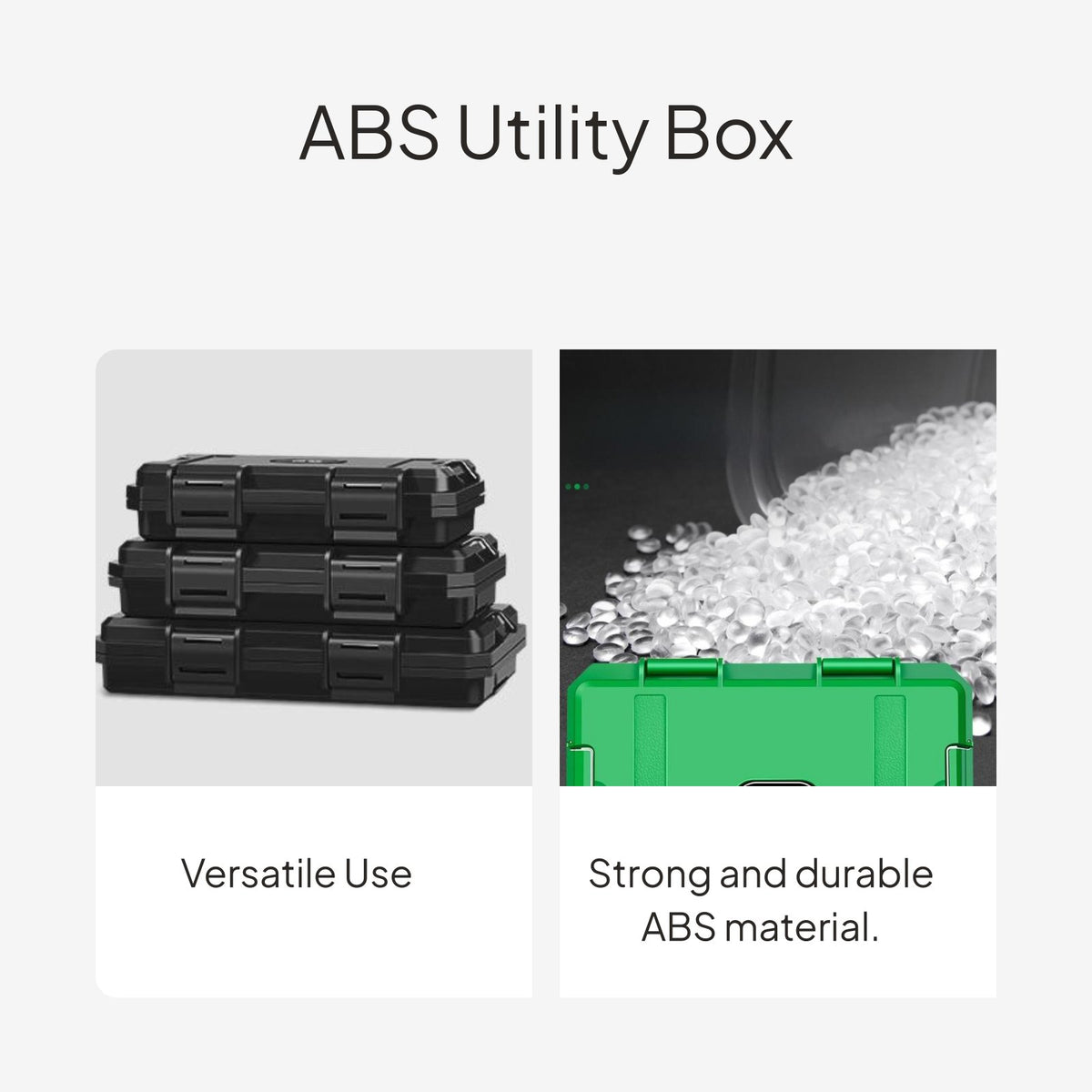Waterproof ABS Protective Case, Dustproof Tool Organizer