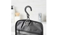 Hanging Toiletry Bag Multiple Compartments Hanging Cosmetic Case Reinforced Carry Grip Travel Makeup Organizer for Women, Journeyers, Washroom