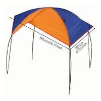 Inflatable Boat Lightweight Canopy Frame Wind Resistant Watercraft Shade for Boating