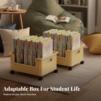 Student Book Trolley Mobile Design Rolling carrier Space Saving for Classroom, Kids