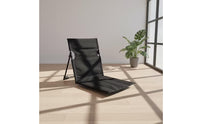 Folding Chair with Backrest Reclining Portable Seat with Padding Lightweight Camp Chair for Campers, Beachgoers, Camping, Picnic, Backyard