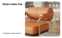 Modern Design Adjustable rotate Bar Stool Integrated Footrest Adjustable rotate tavernstool Stable Wide Base Counter Chair Upholstered Seat for Adults, Homeowners, Business Owners, Hotel Reception, Kitchen Island, Restaurant, Cafe