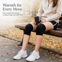 Cashmere Knee Warmers for Men and Women, Thickened Thermal Knee Brace for Joint Pain Relief, Winter Cold Protection