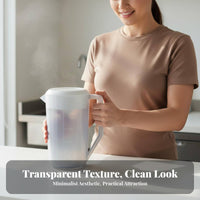 Large Capacity Pitcher Heat Resistant Cold Brew Tea Pitcher Large Capacity Water Jug for Restaurant, Cafes, Restaurants, Parties