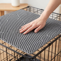 Pet Cage Plastic Grid Mat for Dogs and Cats, Hollow Design, Customizable