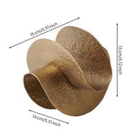 Abstract Circular Sculpture Contemporary Circular Sculpture Geometric Tabletop Accessory for Coffee Table, Living Room