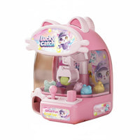 Cat Claw Machine Pink-Toned Small Grabber Machine Hand-Eye Coordination Prize Dispenser Game