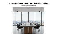 Rectangular Conference Desk Minimalist Design Long Rectangular Table Modern aesthetic Business Furniture for Businesses, group Leaders, Training Room, Home