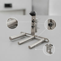 Padded Wind-Instrument Polishing Stand Easy to Set up Metal Stand with Cone Top Stable Aerophone Holder Long-Lasting for Musicians, Workshop