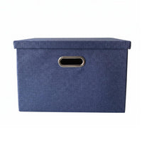 Lidded textile Box With Lid Foldable textile Container particlesProfor Dorm Room