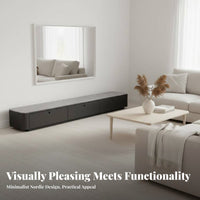 2 Pieces low-height TV Stand and Coffee Table Combo Modern Design Living Room Furniture Space-Saving multimedia multimedia stand Set for Families, homeowners, Den