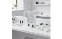 Professional Nail Dust Collector Powerful Nail Dust Vacuum Cleaner Easy to Clean Replacement Filter Desktop for Manicurists, Manicure Tables