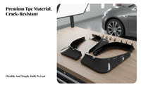 Electric Sedan Mud Flaps Easy Installation Front and Rear Wheel Mud Flaps Custom Fit Front Rear Mudflaps for Rainy Conditions, Winter Driving