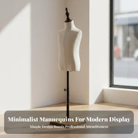 Stable Base Child Dress Form with Stand Modern Design Kids Clothing Display Stand Easy To Assemble Child Mannequin Torso Lightweight for Boutique Owners, Fashion Designers, Window Displays, Retail Shop S, Photography Studio, Craft Shows