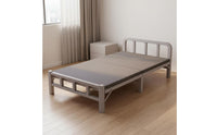 Folding Bed Foldable Single Folding Cot Space Saving Fold up Bed with Mattress for Adults, Guests, Dorm Room, Bedroom, Office