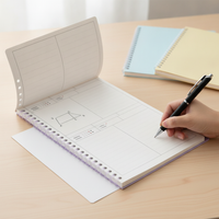 Deli B5/A4 Detachable Error Correction Notebook for Students, 360/240 Pages, for Math, English, Chinese