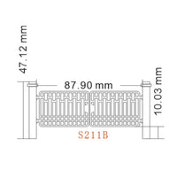 Authentic Looking Model Railway Gate Realistic Realistic Appearance Train Depot Gate Miniature Scene Prop Locomotive Yard Entrance Miniature for Railroad Modelers, Layout