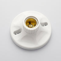 Ceiling Light with E27 Lamp Holder and Ceiling Rose, Flame Retardant Bulb Holder with Thickened Casing for Garage Lighting, DIY Ceiling Pendant