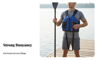 Grown-up Flotation Device Lightweight & Comfortable Kayaking Flotation Device Adjustable Flotation Vest Breathable Material
