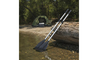 Aluminum Boat Paddles 2-Piece Two-Stage Paddles Lightweight Paddle with Aluminum Shaft for Inflatable Boats, Fishing Kayaks