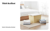 Wheeled Under-Bed Box Large Capacity Wheeled Latching Tote sturdyDuty Complimentary for Families, homeowners