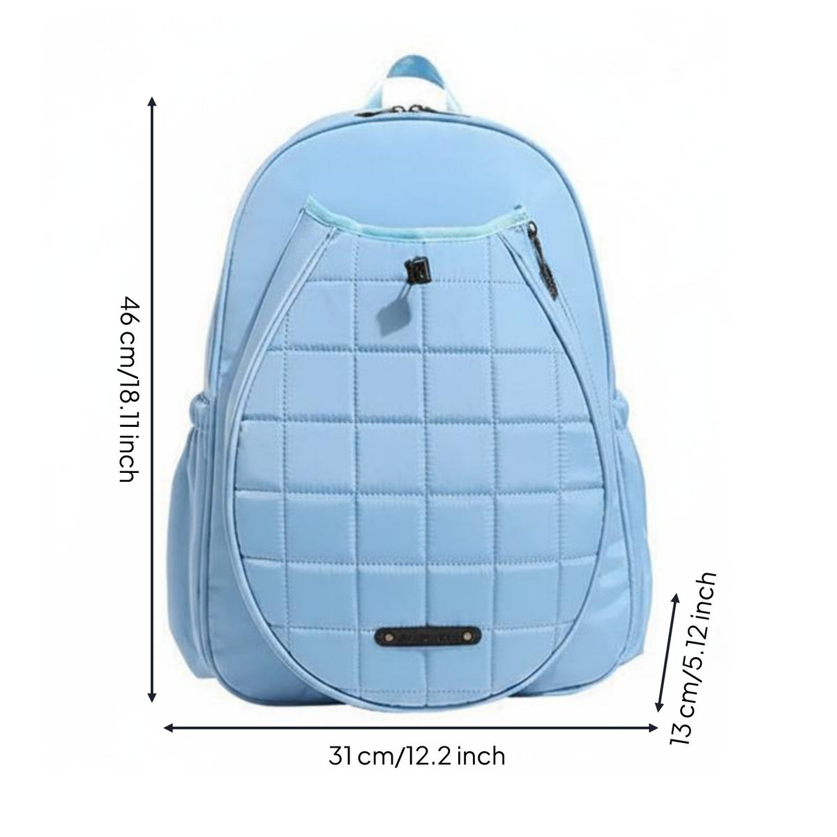 Badminton Racket Backpack Badminton Racquet Tote Bag Wear Resistant Sports Shoulder Bag for Travel