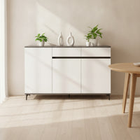Freestanding Sideboard Modern Low Sideboard Minimalist Storage Cabinet for Living Room, Entryway, Bedroom