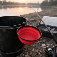 Mini Foldable Fishing Bait Bowl for Stream Fishing
