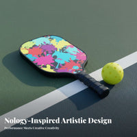 Fiberglass Paddle Racket Governing Body Approved Paddle Racket Comfort Grip Athletic Gear for Beginners, Seniors, Tournaments, Competition, Training