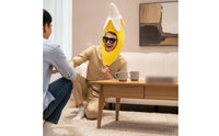 Banana Hat Funny Soft Banana Hat Soft Novelty Headwear for Adults, Teens