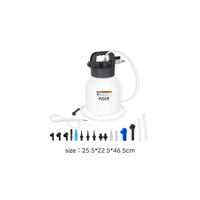 One-Person Brake Fluid Exchange Bottle Pressurized Brake Fluid Changer with Adapters Mess-Simple and Convenient to Use for Garage