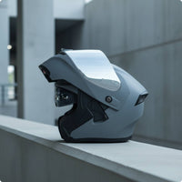 Matte Modular | Ventilated, Full Face Helmet with twin Visor, for City Commuting