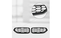 2 Pieces Oem Specifications Front Bumper Grille Insert Sturdy Grille Inserts Long-Lasting Car Part Protection