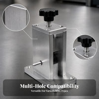 Compact Adjustable Wire Stripping Machine Brushed Silver Finish Hand Drill Cable Stripper Mounting Holes