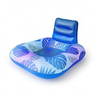 Inflatable Pool Lounger Floating Pool Lounger Water Lounge Lounger Foldable Portable for Adults, Backyard