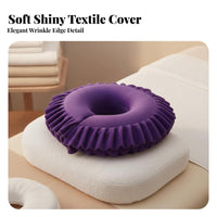 Removable Cover U-Shaped Prone Pillow Soft Velvet Material U Shaped Face Pillow Easy to Clean for Estheticians, Chiropractors, Home, Bedroom