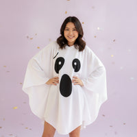 Ghost Poncho White Ghost Costume Spooky for Cosplay
