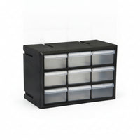 Translucent Drawers Small Parts Organizer Cabinet Rectangular Parts Storage Cabinet Flat Base Multi Drawer Organizer Compact