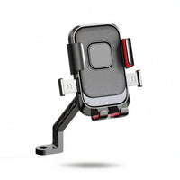 360 Degree Rotating Motorcycle Phone Mount Quick-Release Motorcycle Phone Holder One-Handed Shock-Absorbing for Motorcyclists, Delivery Riders, Rough Roads