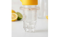 Easy to Use Manual Lemon Juicer BPAsafe Screw-in Citrus Reamer Durable Kitchen Gadget Silicone Lid for Bar