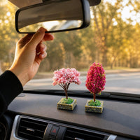 Miniature Artificial Tree Car Dashboard Decoration