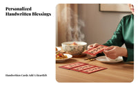 New Year Red Envelope Set, Writable Card, Chinese Design Blessing Pack 2025
