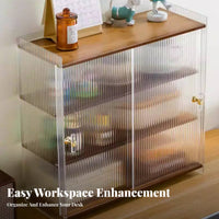 configurable Desk Organizer Multi-Tier Design Desk Hutch Corneraccommodating for Students