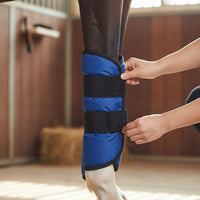 Horse Leg Wrap with Ice Bag Cold Therapy Horse Leg Ice Pack Wrap Cooling for Horses, Equestrians, Equestrian Training, Stable