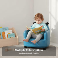 Cartoon Design Creature Character Chair Soft and Cuddly children's Upholstered Lounge Chair Comfortable Cushioning kids' Furniture Easy to Clean for Toddlers, Girls, Parents, Reading Corner, Playroom, Kindergarten, Bedroom