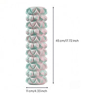 EVA Hollow Foam Roller PVC Textured Foam Roller Massage Cylindrical
