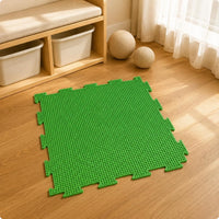 Textured Sensory Mat Pressure-Resistant Rectangular Silicone Mat Non-Slip Activity Pad for Crawling Practice