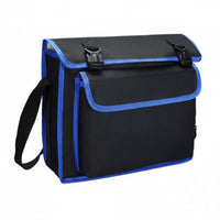 Multiple Pockets Crossbody Tool Bag Wear-Resistant Shoulder Tool Bag Waterproof Freestanding Design for Electricians, Carpenters, Technicians, Jobsite