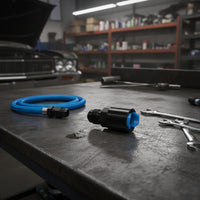 Adapter Fitting with Quick-Disconnect End Push-on for Car Enthusiasts, Mechanics