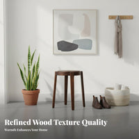 Solid Wood Construction Square Wooden Stool Nordic Aesthetic Long Bench Simple Modern Design Household Furniture Versatile Use for Homeowners, Interior Designers, New Movers, Entryway, Living Room, Hallway, Bedroom